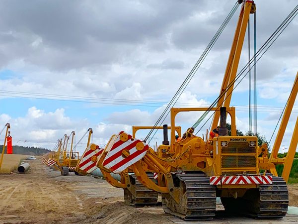 EUGAL Pijpleiding draglineschotten Ko-Mats
